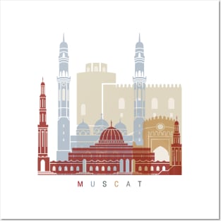 Muscat skyline poster Posters and Art